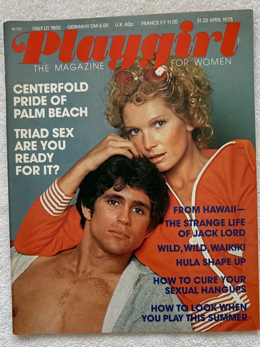 Unisex Playgirl Magazine April 1975 issue excellent condition